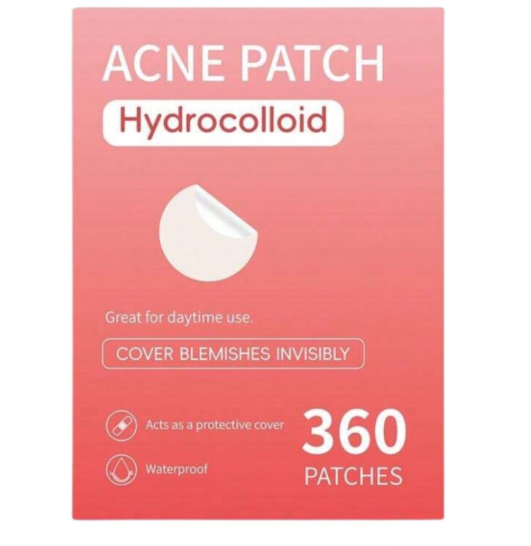 Hydrocolloid Acne Covering Stickers for Face and Skin - 360 Pimple Patch