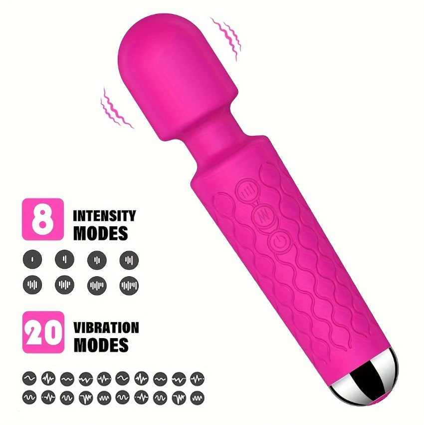 20-Mode AV Vibrator with Adjustable Intensity