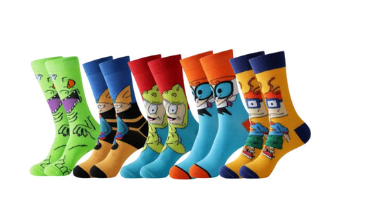 5 Pairs Of Funky Socks For Men And Boys