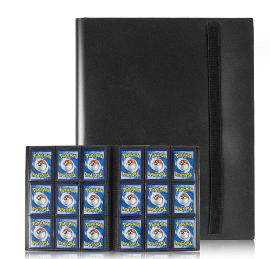 Trading Card Book Black Nine-Square Grid 360 Card Slots